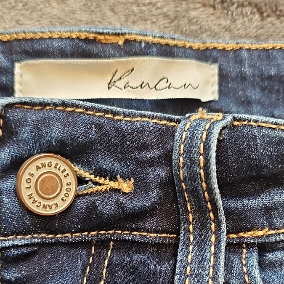 KanCan Indigo Denim Shorts - Picture 2 of 3